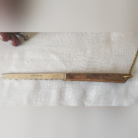 1970s "Gail Craft Quality Woodenware Japan" - Cheese Board - Picture 5 of 10